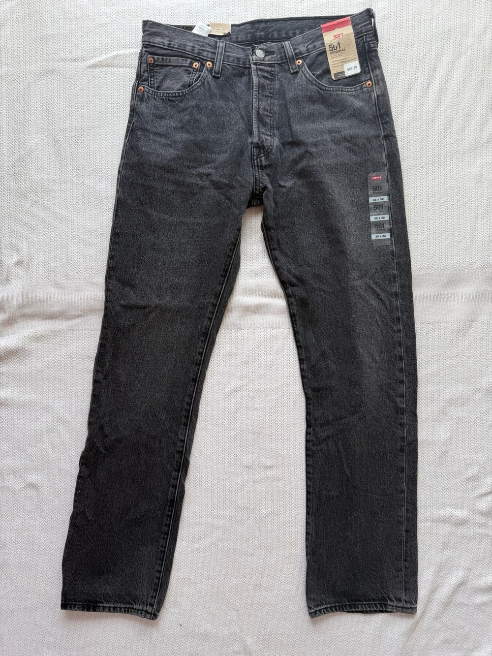 Levi's Women's High Rise Straight Leg Jeans — Black Wash